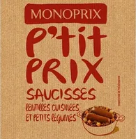 Saucisses lentilles cuisinées et petits légumes