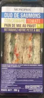 Duo de saumons Concombre, Tomate