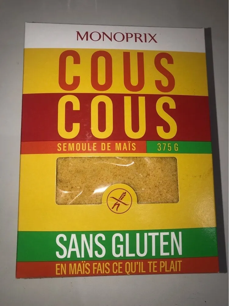 Couscous semoule de maïs