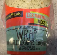 Wrap Thon Basilic Légumes croquants