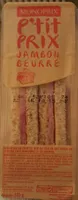 P'tit Prix - Jambon Beurre
