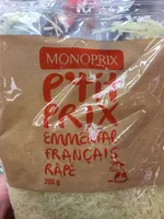 Emmental français râpé