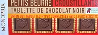 Petits beurre croustillants tablette de chocolat noir