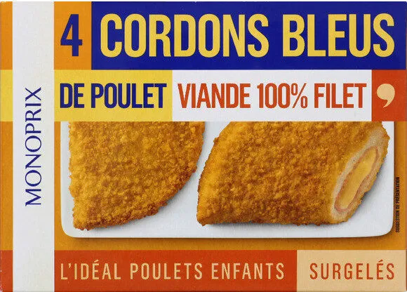 Cordons bleus de poulet