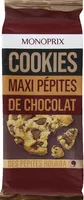 Cookies maxi pépites de chocolat