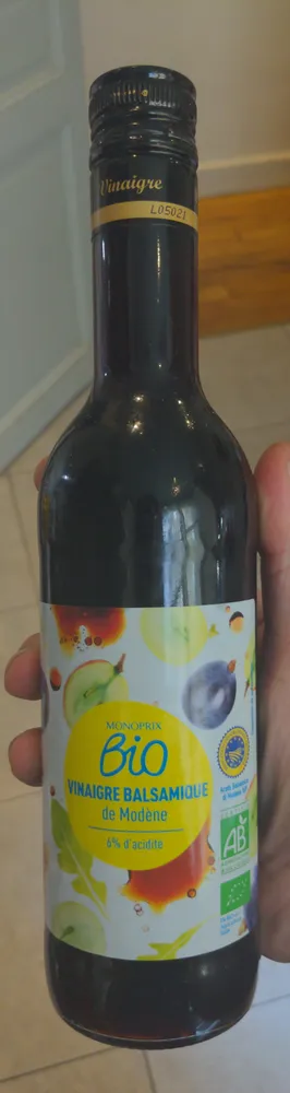 Vinaigre balsamique de Modène bio