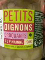 Petits oignons croquants au vinaigre