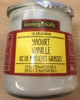 Yaourt vanille