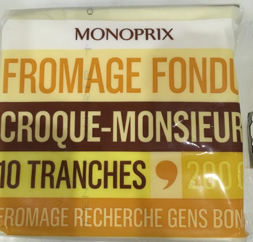 Fromage fondu croque monsieur