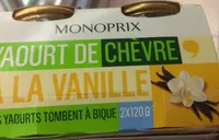 Yaourt de chèvre à la vanille