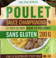 Poulet sauce Champignons et Torti de maïs