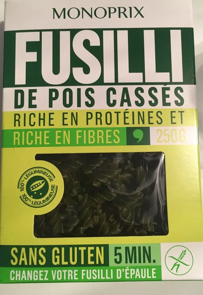 Fusilli de Pois Cassés