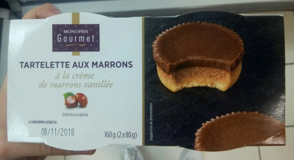 Tartelette aux marrons
