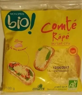 Comté râpé au lait cru