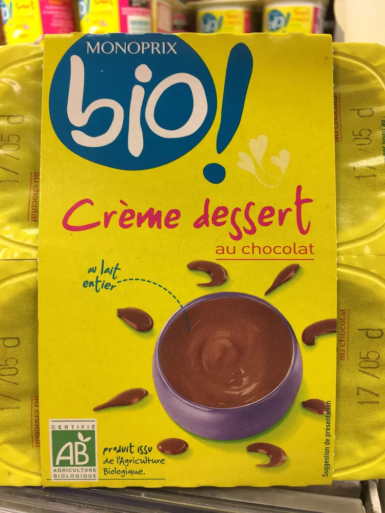 Crème dessert au chocolat