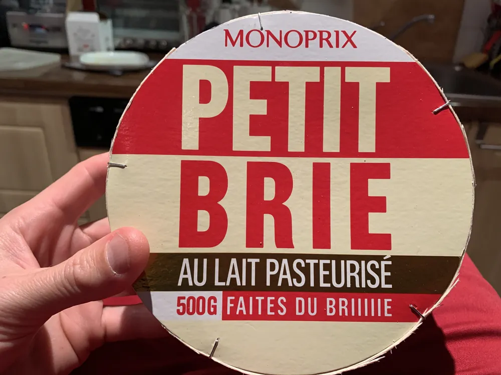 Petit brie au lait pasteurisé