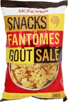 Snacks fantômes goût salé