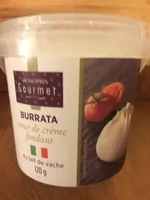 Burrata coeur de crème fondant