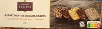 Assortiment de biscuits carrée
