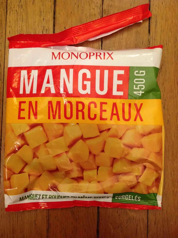 Mangue en morceaux