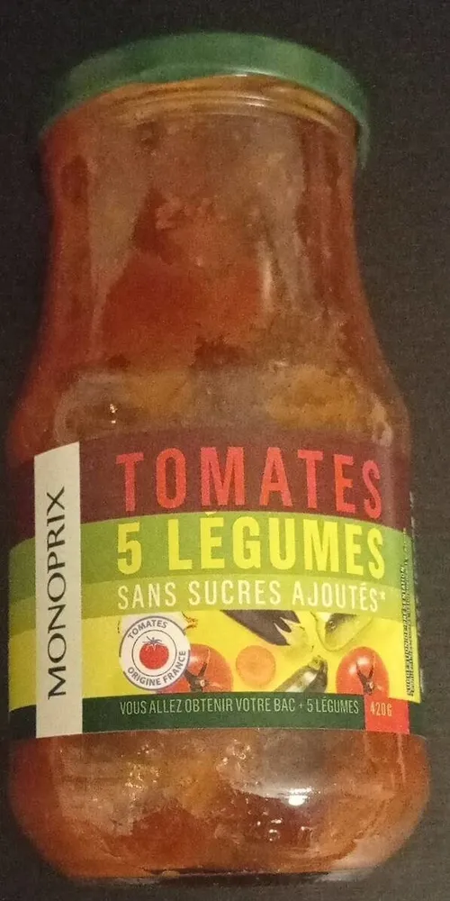 Tomates 5 légumes