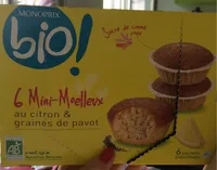 Mini-moelleux au citron et graines de pavot