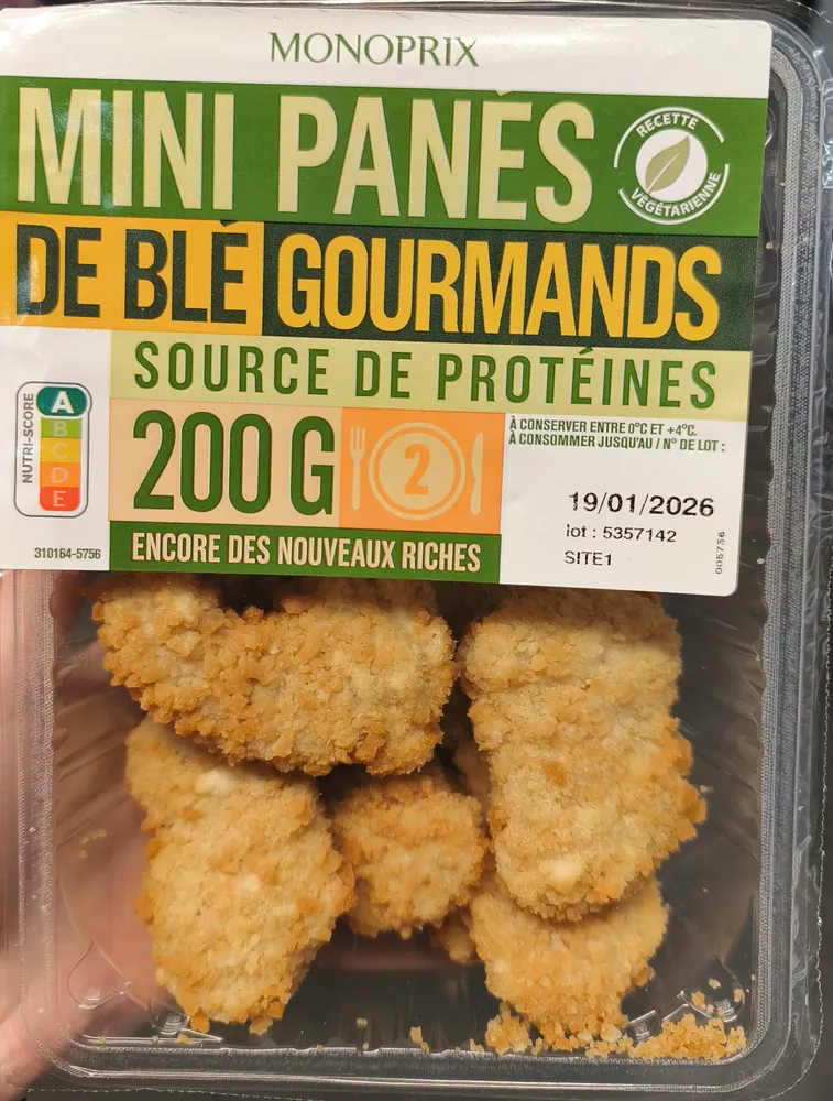 Mini panés de blé