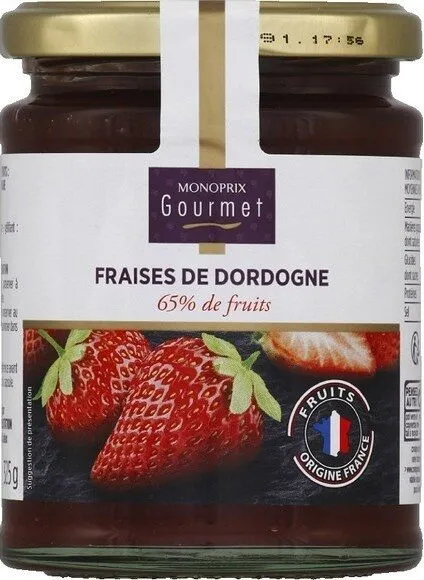 Confiture Fraises de Dordogne
