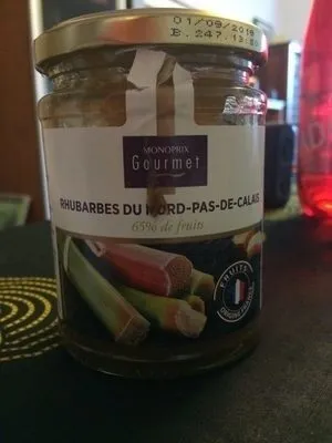 Confiture Rhubarbe du Nord-Pas-De-Calais