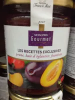 Les recettes exclusives prune, baie d'églantier, framboise