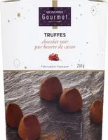 Truffes chocolat noir pur beurre de cacao