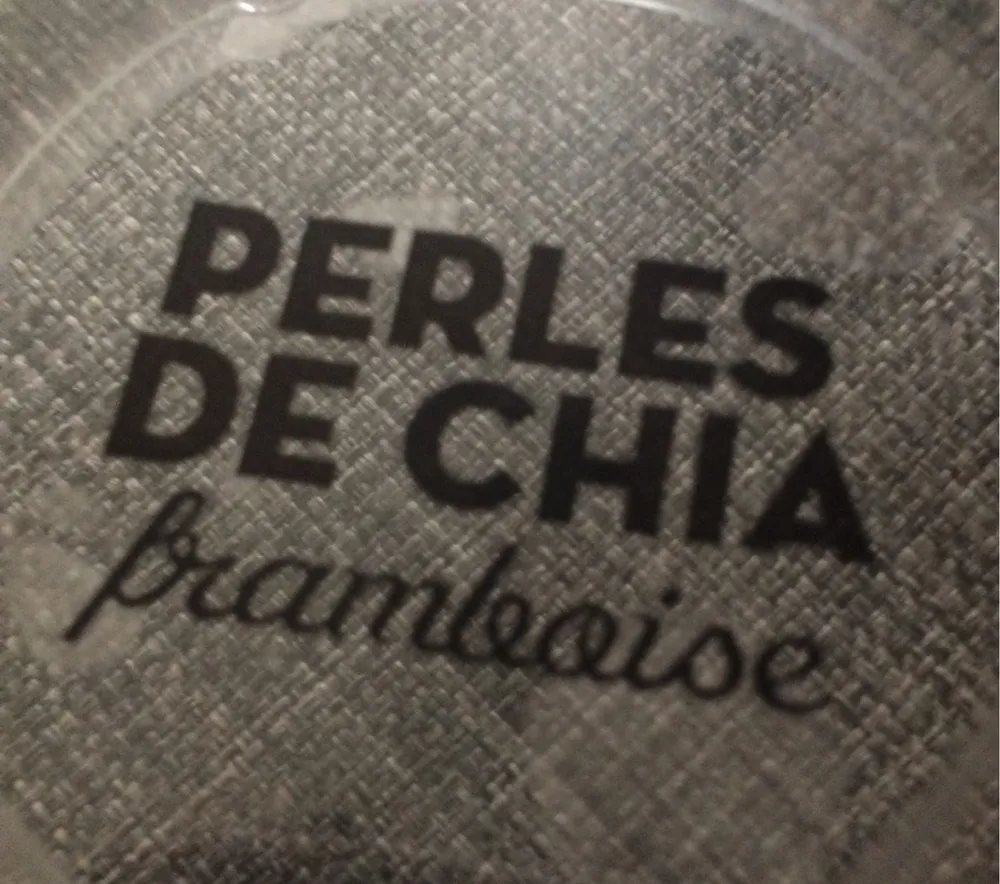 Perles de chia framboise