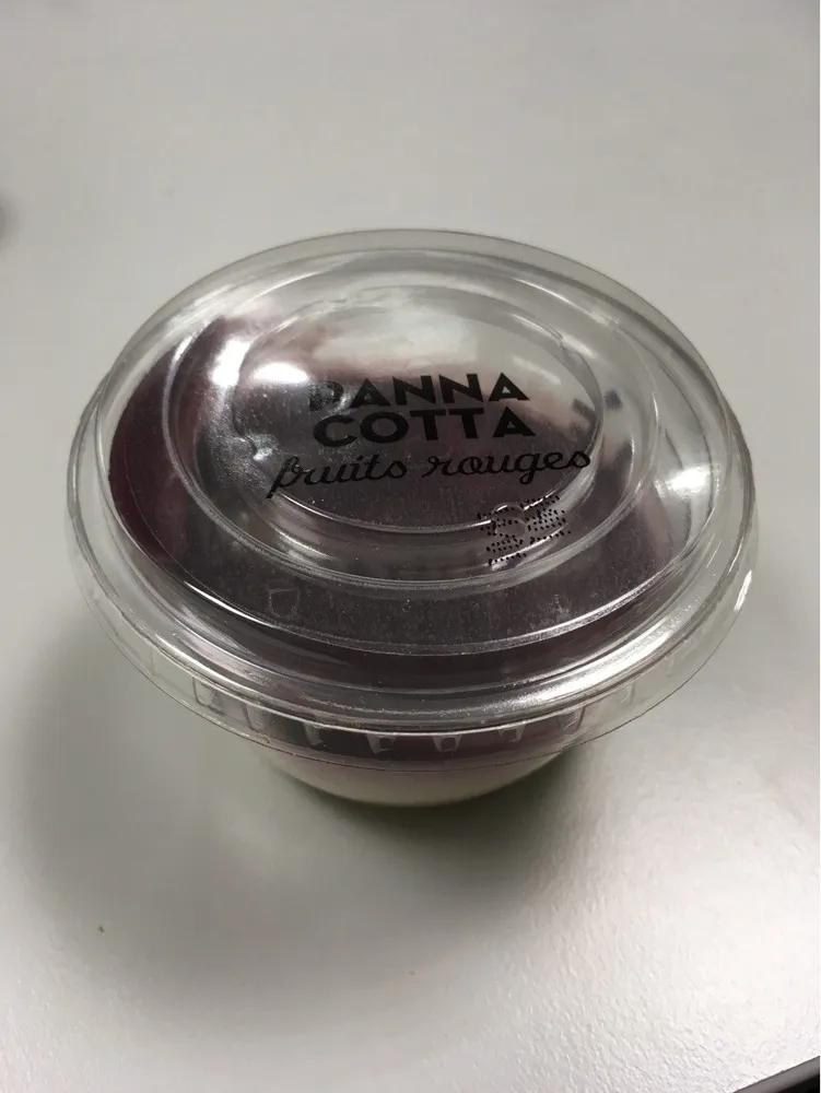 Panna cotta fruits rouges