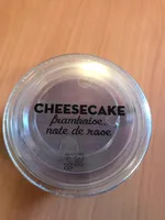 Cheesecake framboise note de rose