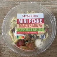 Mini penne tomates mozza