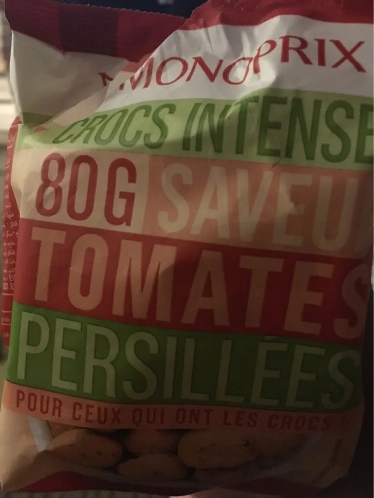 Crocs intenses saveur tomates persillées