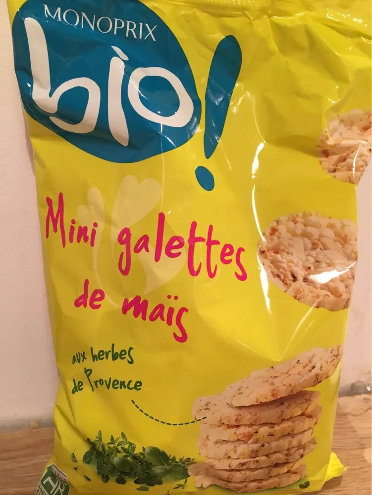 Mini galettes de maïs aux herbes de provence