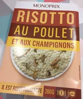 Risotto poulet champignon