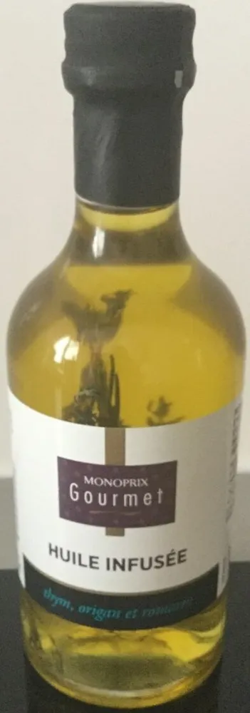 Huile infusée thym origan romarin