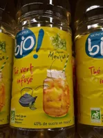 Thé vert infuse saveur menthe