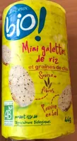 Mini galettes de riz et graines de chia
