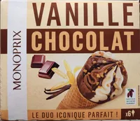 Cornets Vanille Chocolat