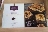 Brookie aux éclats de chocolat noir