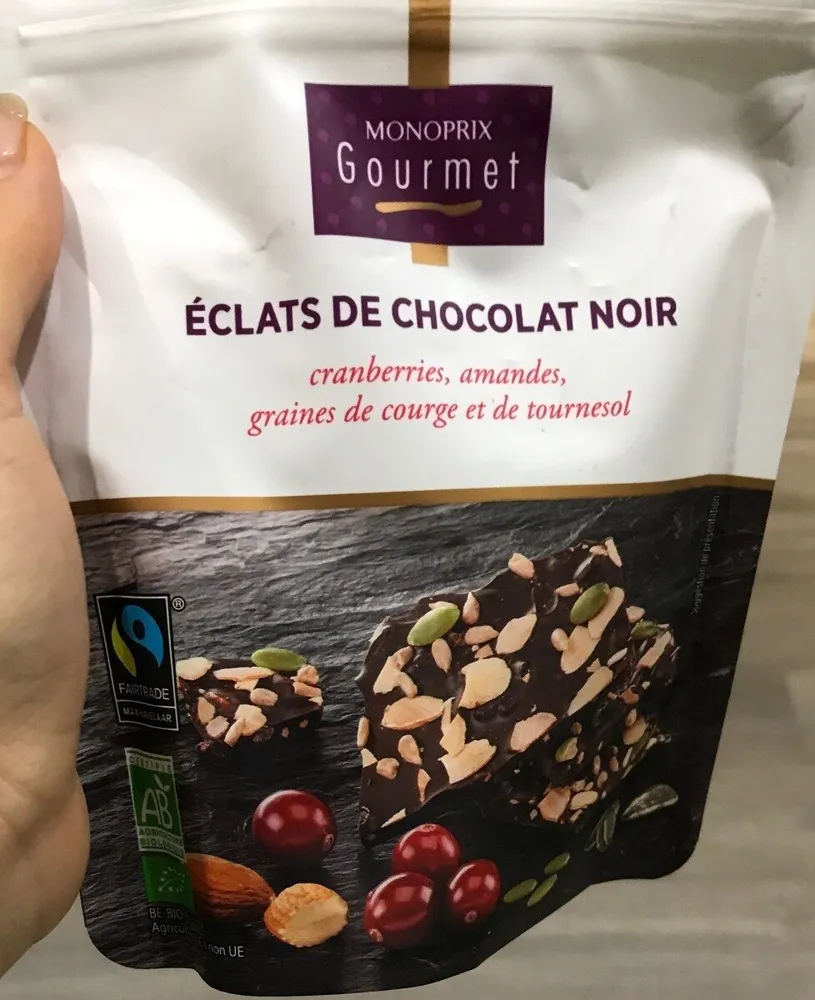 Eclats de chocolat noir