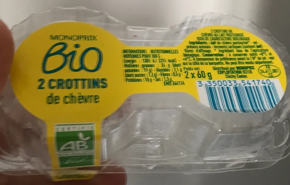 Crottins de chevre bio