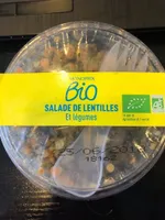 Salade de lentilles et legumes