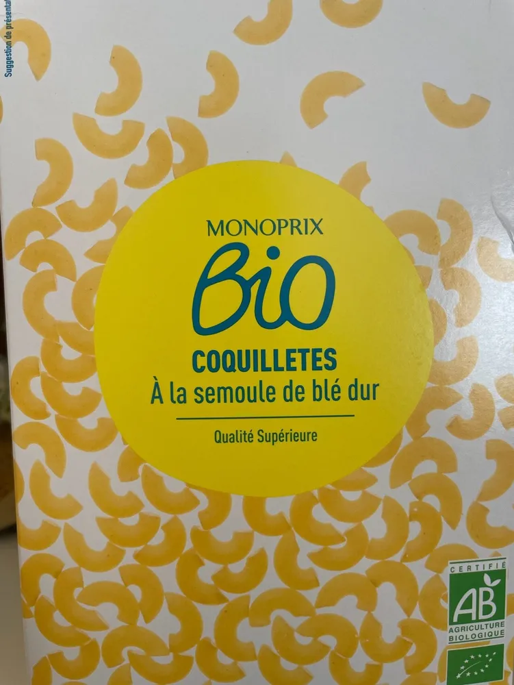 Coquillettes à la semoule de blé dur