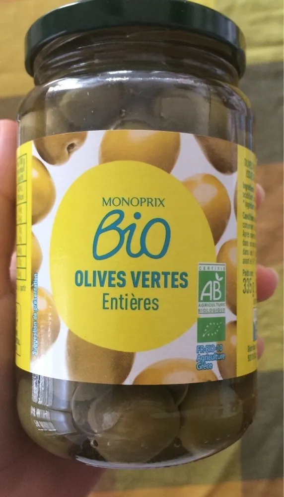 Olives vertes entières