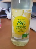 Sirop de citron au sucre de canne bio
