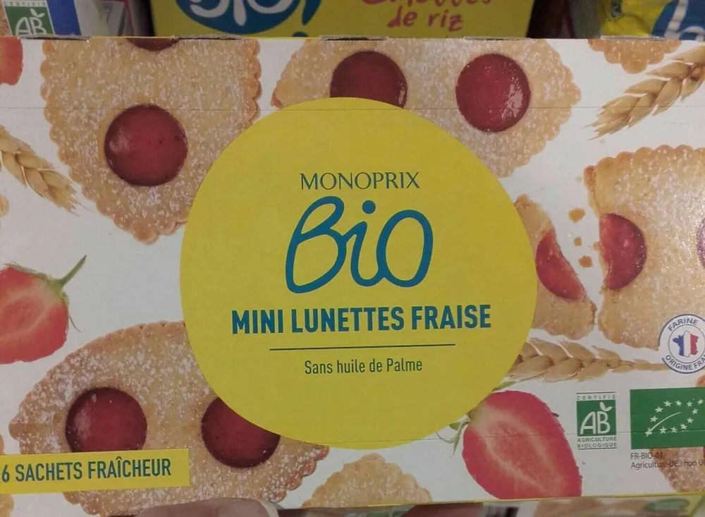 Mini lunettes fraise